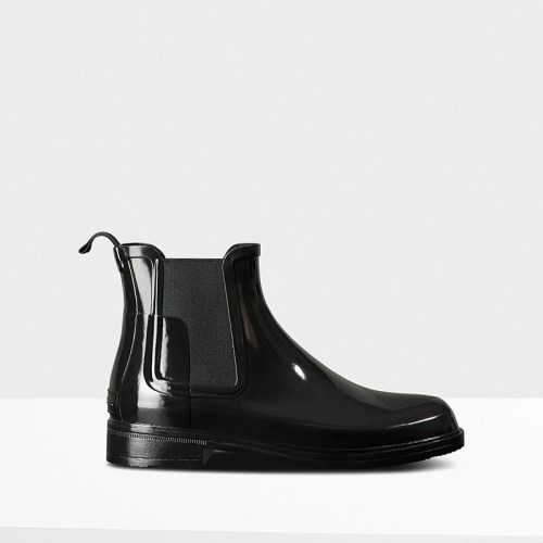 Hunter Refined Slim Fit Gloss Chelsea Boots (X819S) Ireland